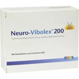 NEURO VIBOLEX 200 tabletek z powiązaniem z filmami, 100 szt