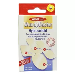 WUNDPFLASTER Hydrokoloid 4 rozmiary, 10 szt