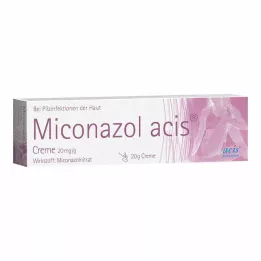 MICONAZOL krem kwasowy 20 g
