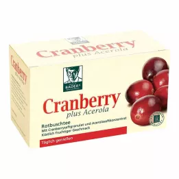 CRANBERRY ACEROLA Worki filtracyjne Baders, 20 szt