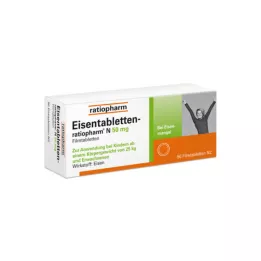 EISENTABLETTEN-ratiopharm N 50 mg tabletki powlekane, 50 szt