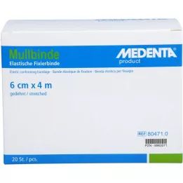 MULLBINDEN gumka 6 cm x 4 m, 20 szt