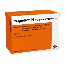MAGNEROT N Tabletki magnezowe 200 szt