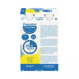 FRESUBIN 2 KCAL FIBER DRINK Butelka do picia cytryny, 24x200 ml