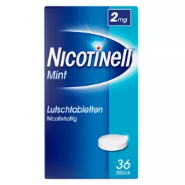 NICOTINELL Pastylki 2 mg Mięta, 36 szt