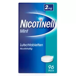 NICOTINELL LUCKING TABLETS 2 MG MINT, 96 ST