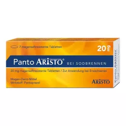 PANTO Aristo na zgagę 20 mg tabletki dojelitowe 7 szt