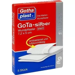 GOTA SILBER Gips sterylny 5x7,2 cm, 5 szt. szt
