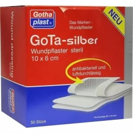 GOTA SILBER Gips 6x10 cm sterylny, 50 szt