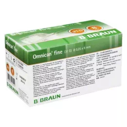 OMNICAN kaniula do cienkich piór 31 G 0,25x8 mm, 100 szt