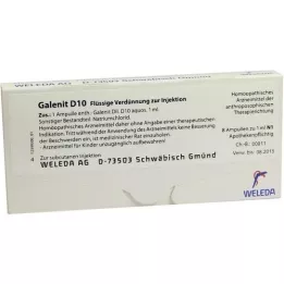 GALENIT D 10 Ampoules, 8 szt