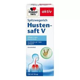 DOPPELHERZ Syrop na kaszel z babką lancetowatą V, 150 ml