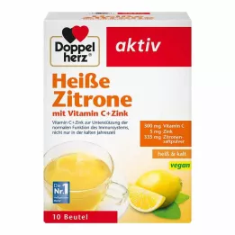 DOPPELHERZ witamina C+cynk w granulkach o smaku gorącej cytryny, 10 szt