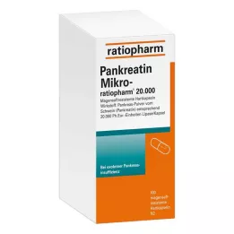 PANKREATIN Mikro-ratio.20 000 kapsułek twardych dojelitowych, 100 szt
