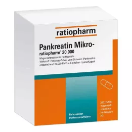 PANKREATIN Mikro-ratio.20 000 kapsułek twardych dojelitowych, 200 szt