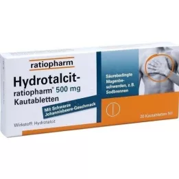 Hydrotalcit-ratiopharm 500 mg tabletki do żucia, 20 szt