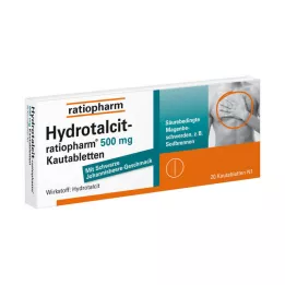 HYDROTALCIT-ratiopharm 500 mg tabletki do żucia, 20 szt