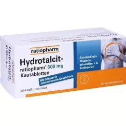 Hydrotalcit-ratiopharm 500 mg Tabletki do żucia, 100 szt
