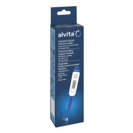 Cyfrowy termometr kliniczny Alvita elastyczny, 1 szt