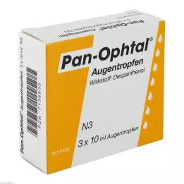 PAN OPHTAL Krople do oczu 3X10 ml