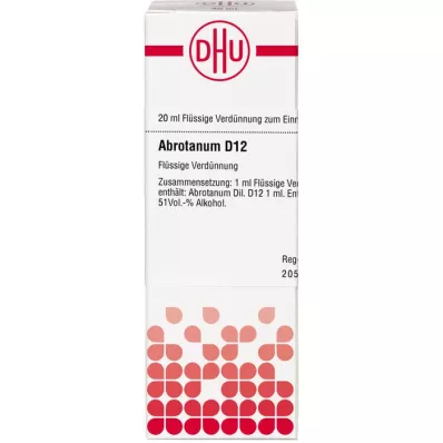 ABROTANUM D 12 Rozcieńczenie, 20 ml ABROTANUM D 12 Rozcieńczenie, 20 ml