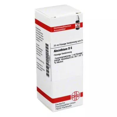 ABSINTHIUM D 6 Rozcieńczenie, 20 ml