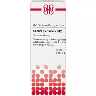 Acidum Picrinic D12, 50 ml Acidum Picrinic D12, 50 ml