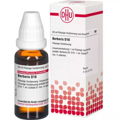 Berberis D10, 20 ml Berberis D10, 20 ml