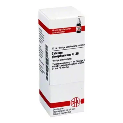 CALCIUM PHOSPHORICUM C 30 Rozcieńczenie, 20 ml CALCIUM PHOSPHORICUM C 30 Rozcieńczenie, 20 ml