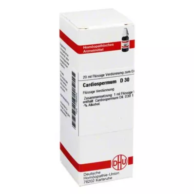 CARDIOSPERMUM D 30 Rozcieńczenie, 20 ml CARDIOSPERMUM D 30 Rozcieńczenie, 20 ml