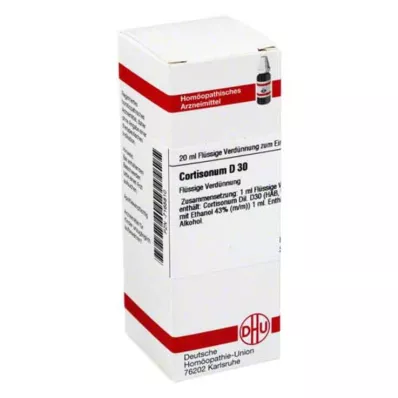 CORTISONUM D 30 Rozcieńczenie, 20 ml CORTISONUM D 30 Rozcieńczenie, 20 ml