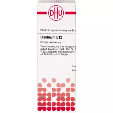 ERGOTINUM D 12 Rozcieńczenie, 20 ml