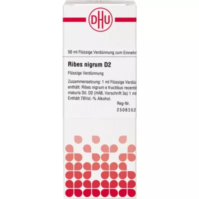 RIBES NIGRUM D 2 Rozcieńczenie, 50 ml RIBES NIGRUM D 2 Rozcieńczenie, 50 ml