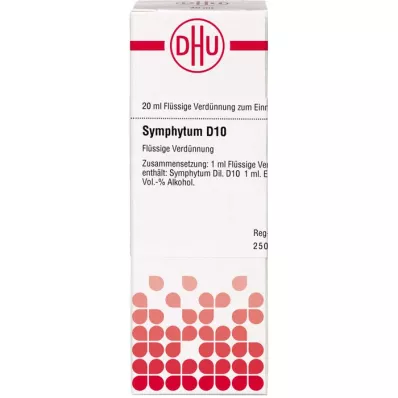 SYMPHYTUM D 10 Rozcieńczenie, 20 ml SYMPHYTUM D 10 Rozcieńczenie, 20 ml