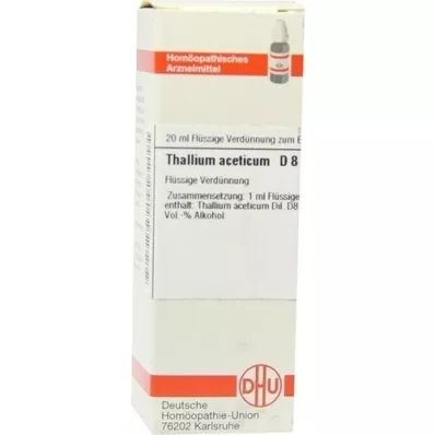 Thallium ACET D 8, 20 ml