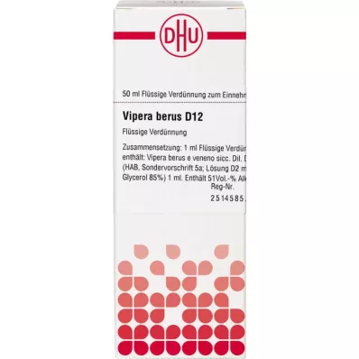 VIPERA BERUS D12, 50 ml