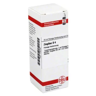 ZINGIBER D 4 Rozcieńczenie, 20 ml ZINGIBER D 4 Rozcieńczenie, 20 ml