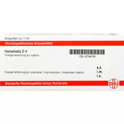 Hamamelis D 4, 50x1 ml Hamamelis D 4, 50x1 ml