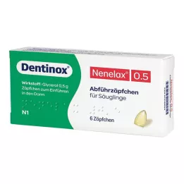 NENE LAX 0,5 czopków dla niemowląt 6 szt
