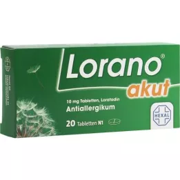 LORANO ostre tabletki, 20 szt