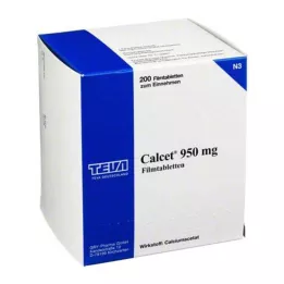 CALCET 950 mg tabletki z filmu, 200 szt