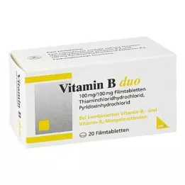 VITAMIN B DUO tabletki z powszechnym filmem, 20 szt