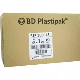 BD PLASTIPAK Tuberkulininspr.1 ml Okano, 100x1 ml