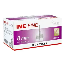 Kaniule do długopisów Ime Fine Universal 31g/8mm (100 sztuk)