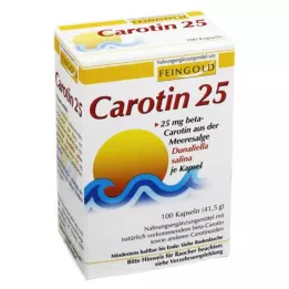 CAROTIN 25 Kapsułek ze Złota Czystego, 100 szt