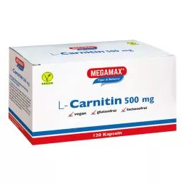 L-CARNITIN 500 mg Megamax kapsułki, 120 szt