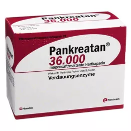 PANKREATAN 36 000 kapsułek twardych dojelitowych, 200 szt