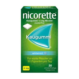 NICORETTE Guma do żucia 4 mg biała mięta, 30 szt