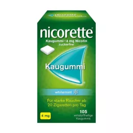 NICORETTE Guma do żucia 4 mg biała mięta, 105 szt