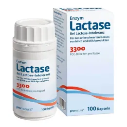 Laktaza 3300 FCC 200 mg kapsułki, 100 szt